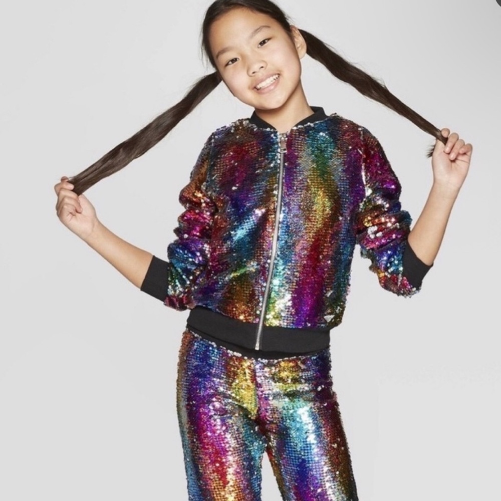 JoJo Siwa Multicolor Sequin Dance Jacket
